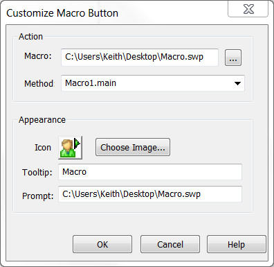 Customize Macro Button customize macro button
